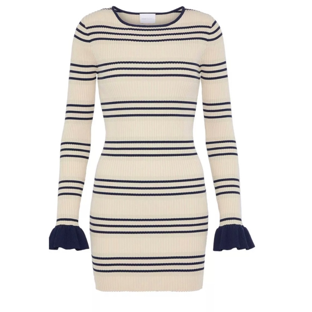New tags Alice McCall stripe knit lame dress sz 8